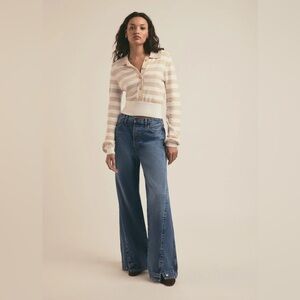Favorite Daughter Blue Flare Jeans